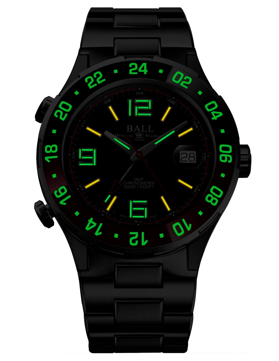 Reloj ball roadmaster para hombre dg3038a-s1c-bk