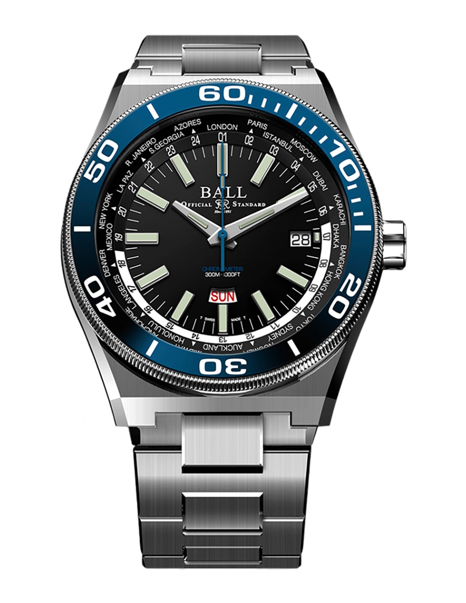 Reloj Roadmaster Worldtime para hombre DG3032A-SC-BKBE 1