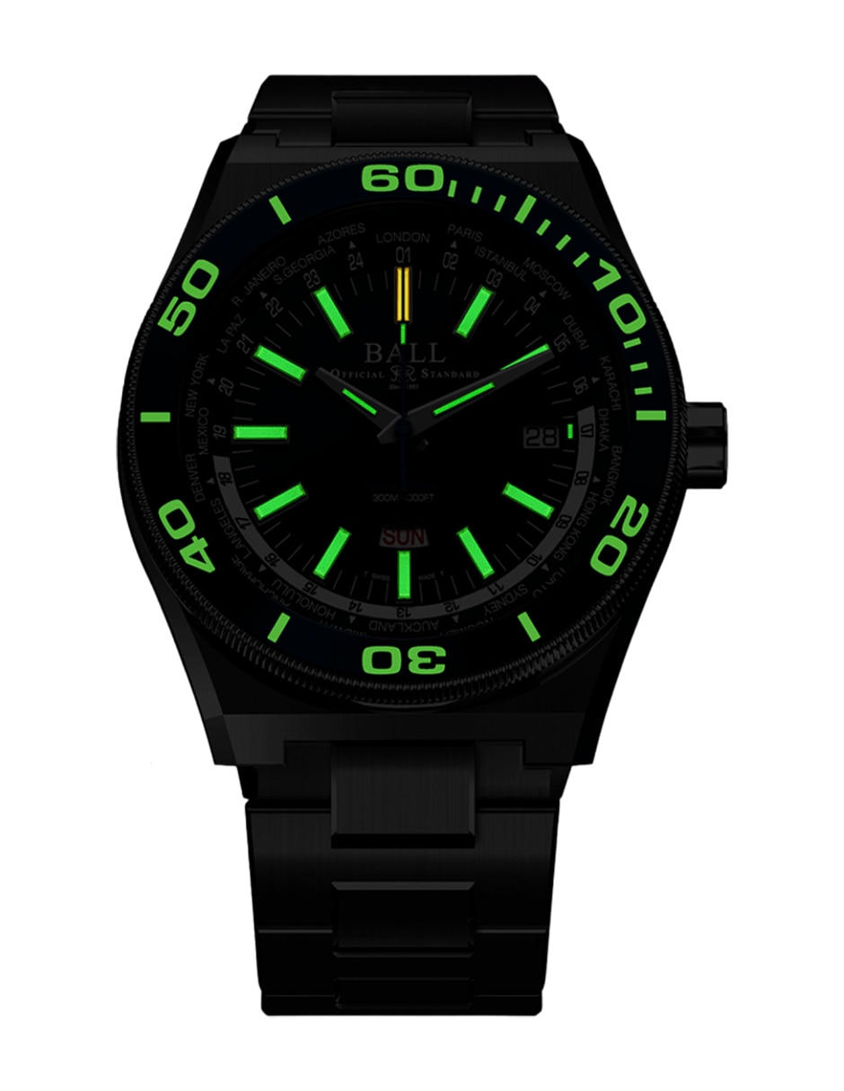Reloj Roadmaster Worldtime para hombre DG3032A-SC-BKBE 2