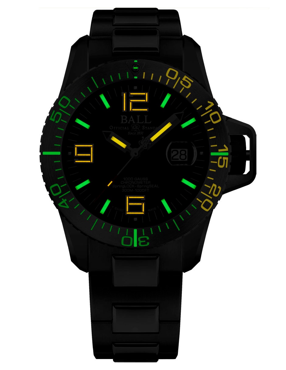 Reloj Engineer Hydrocarbon para hombre DM3200A-S1C-BK Reloj Engineer Hydrocarbon para hombre DM3200A-S1C-BK