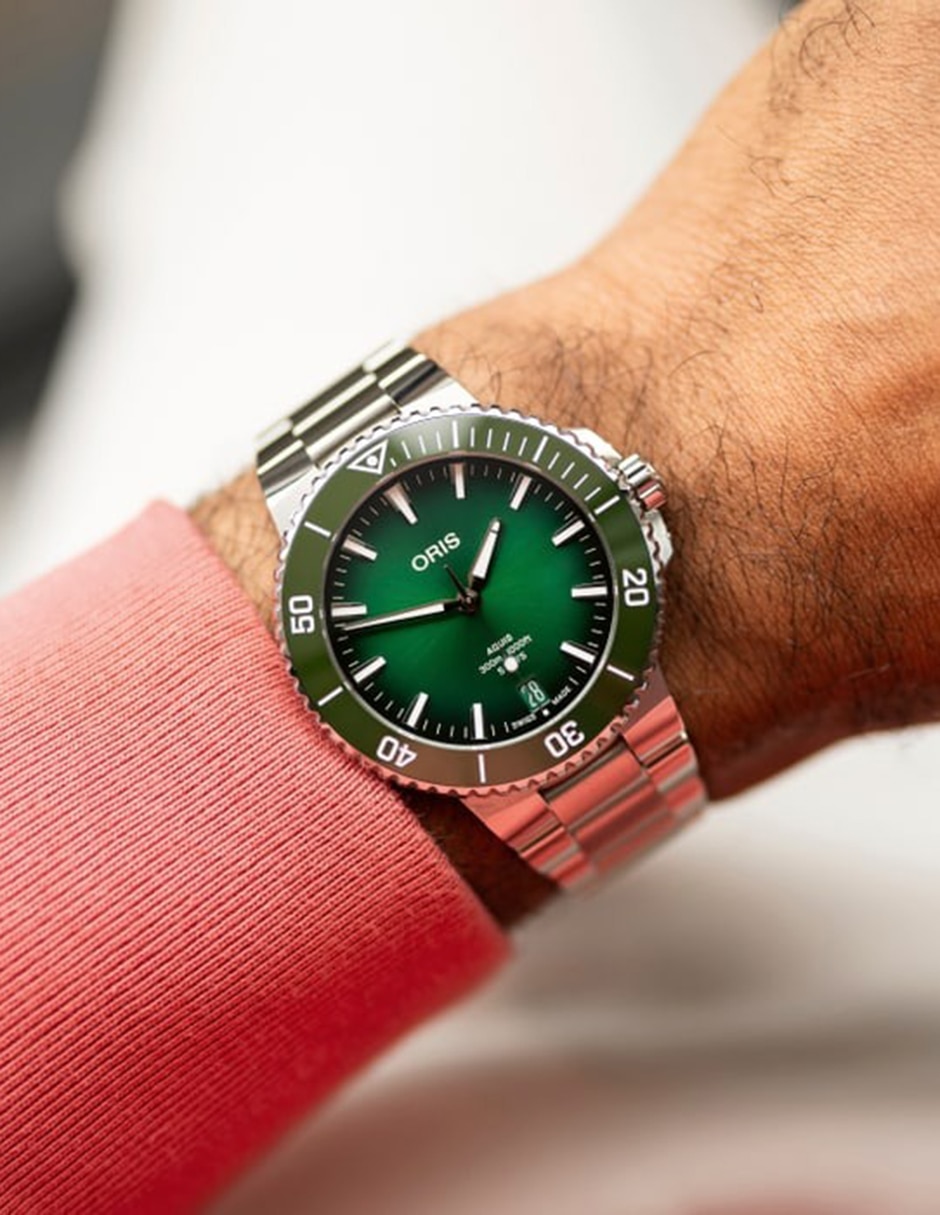 Reloj Oris Aquis Date para hombre 40077904157-0782302PEB