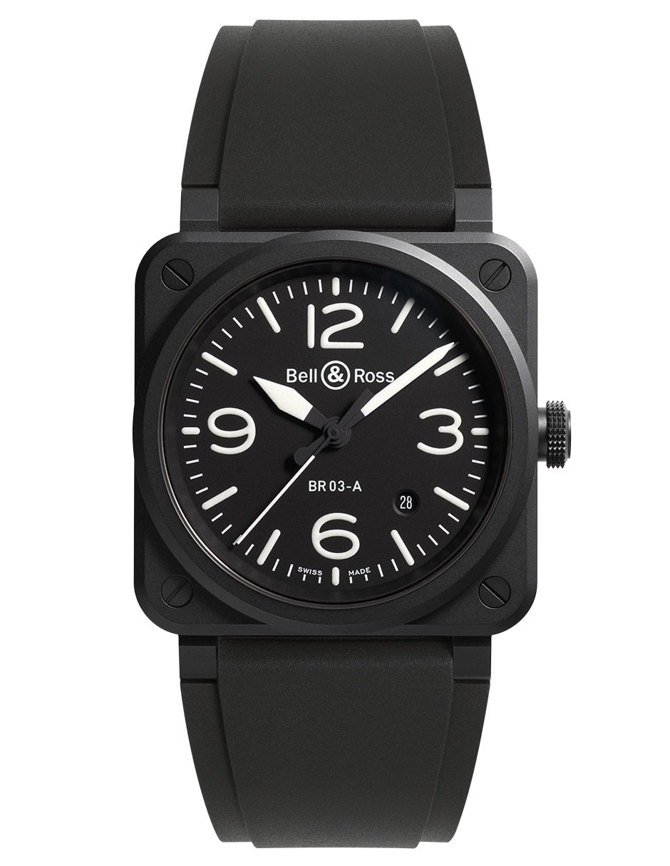 Reloj Bell & Ross para hombre BR03A-BL-CE/SRB