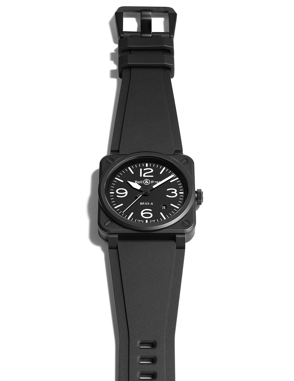 Reloj Bell & Ross para hombre BR03A-BL-CE/SRB