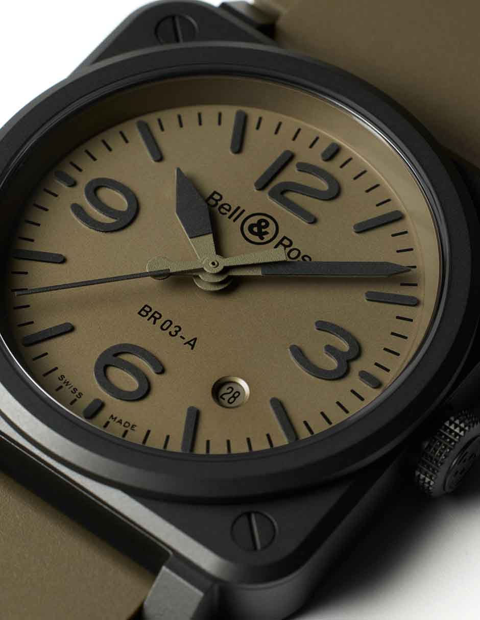 Reloj para hombre BR03A-MIL-CE/SRB 4
