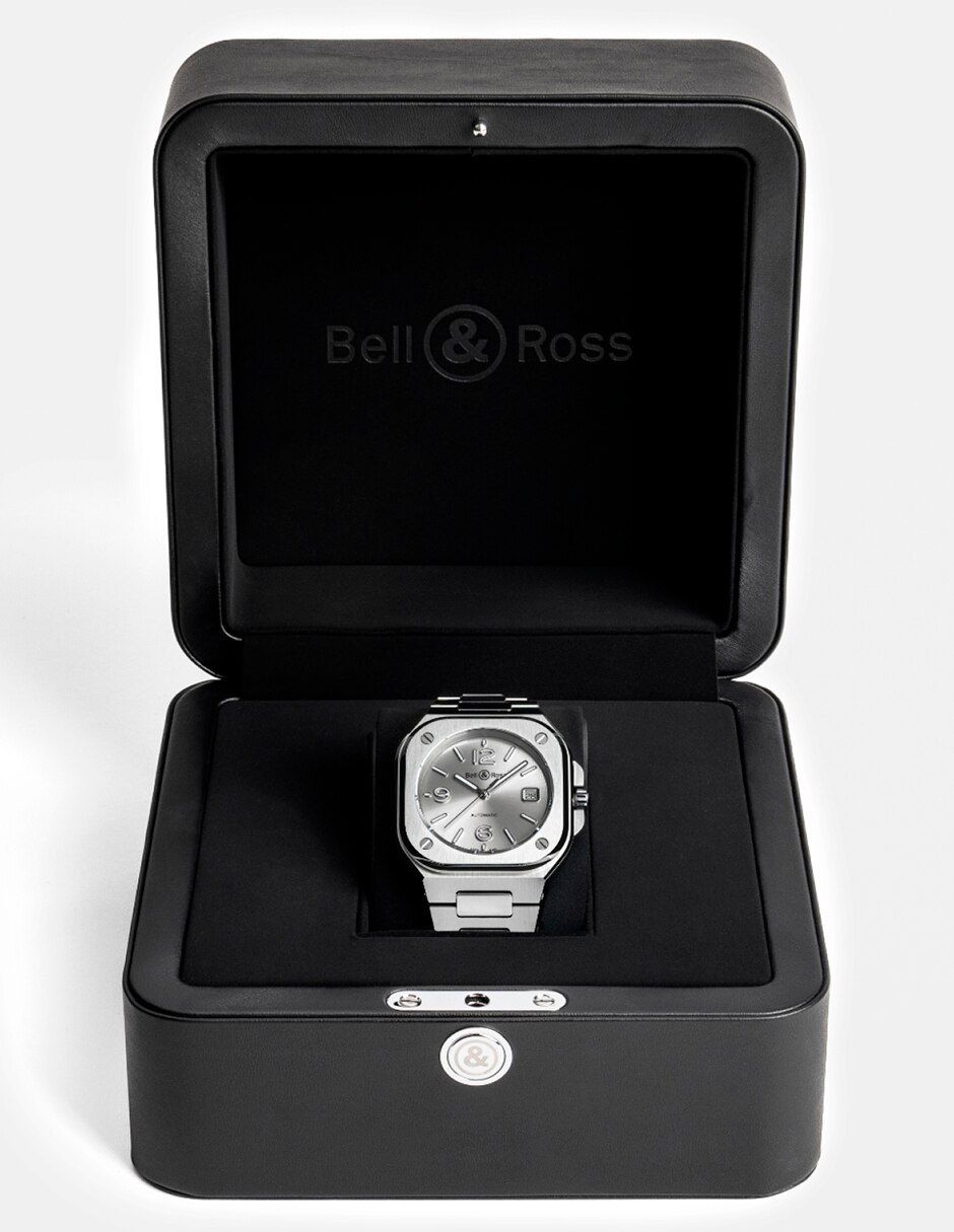 Reloj Bell & Ross Br-05 Grey Steel para hombre BR05A-GR-ST 7