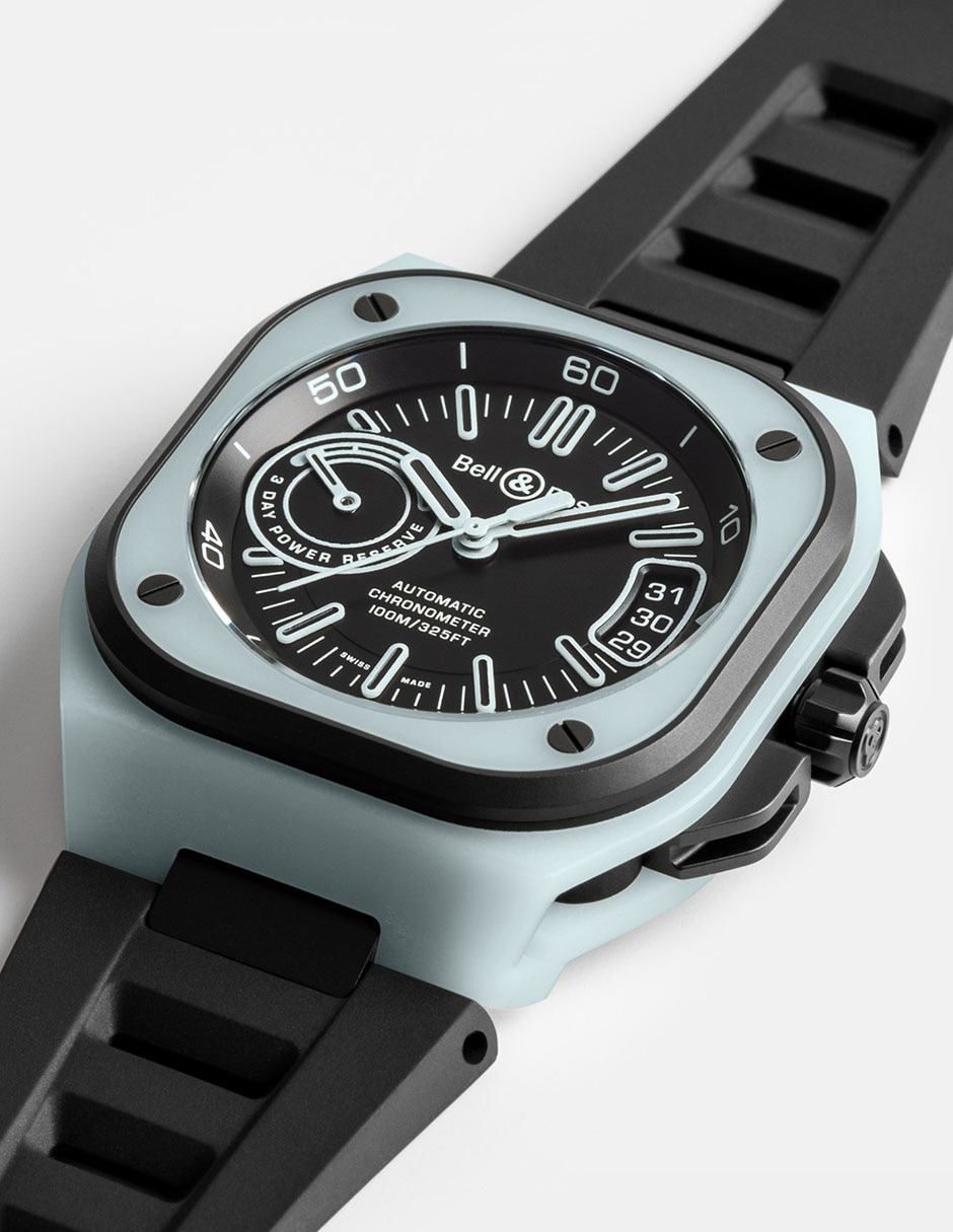 Reloj Bell & Ross Br-X5 Lum para hombre BRX5R-BLUM-TC/SRB 9