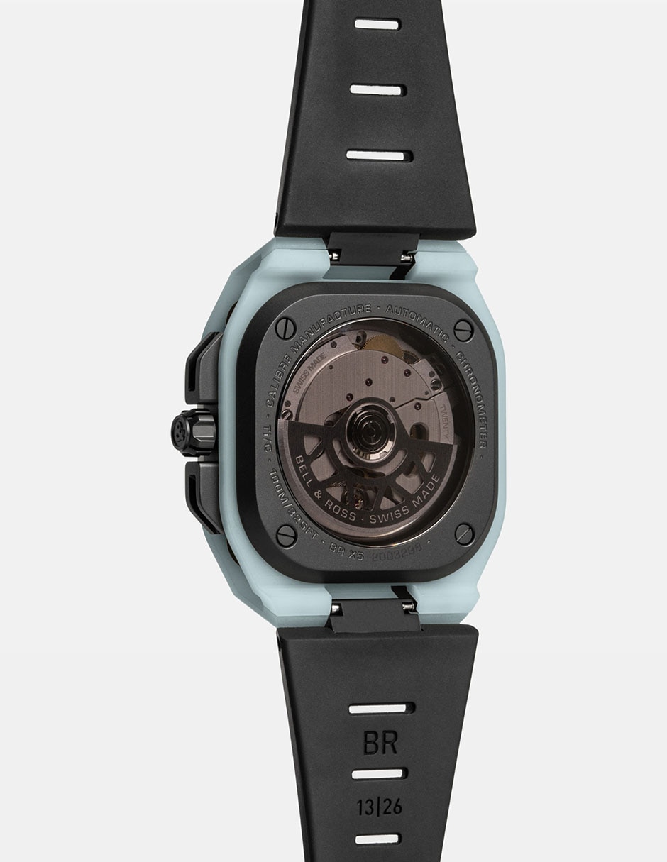 Reloj Bell & Ross Br-X5 Lum para hombre BRX5R-BLUM-TC/SRB 10