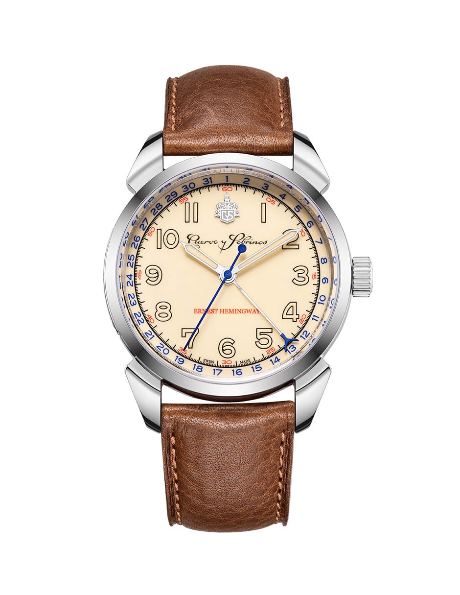 Reloj Cuervo y Sobrinos Hemingway para hombre 3190.1ICC