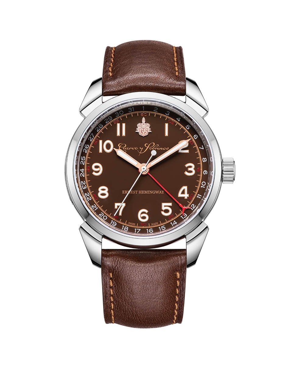 Reloj Cuervo y Sobrinos Hemingway para hombre 3190.1ICB
