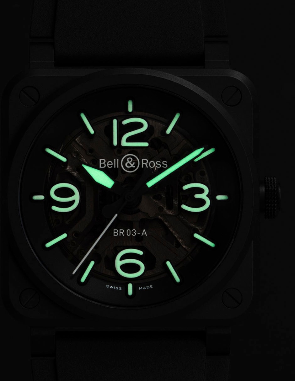 Reloj BR-03 para hombre BR03A-BL-SKCE/SRB 15