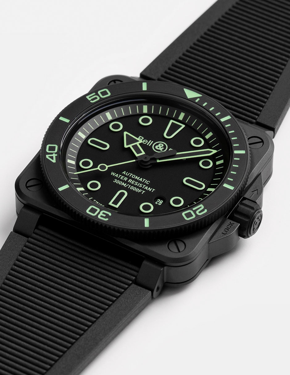 Reloj BR 03 Diver para hombre BR03A-D-OL-CE/SRB 9