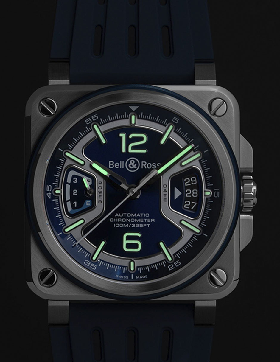 Reloj BR-X3 para hombre BRX3R-BLU-ST/SRB 15