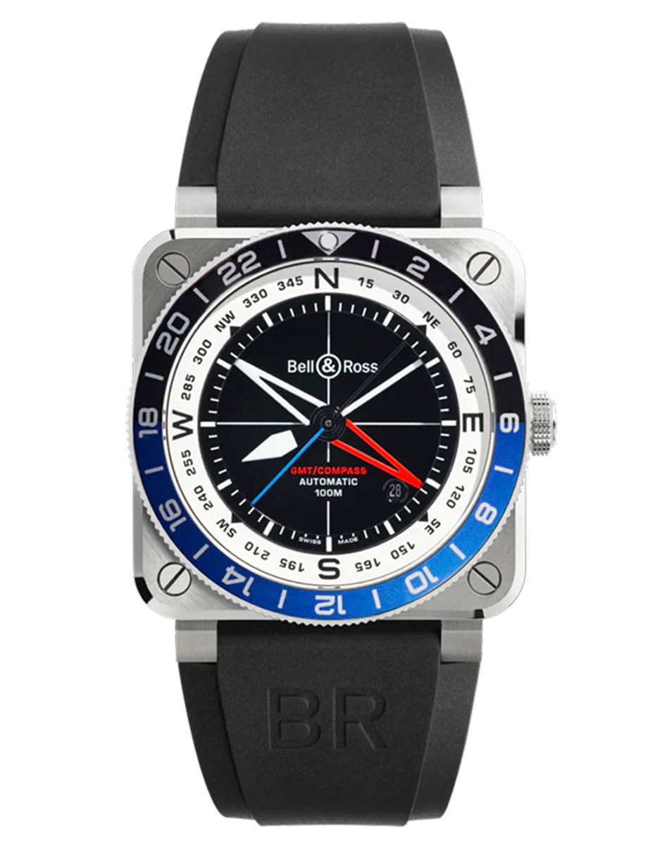 Reloj para hombre Br0393-Com-St/Srb