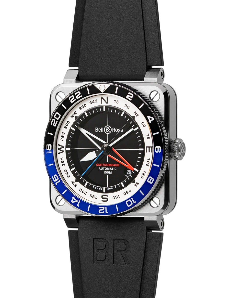 Reloj para hombre Br0393-Com-St/Srb 4