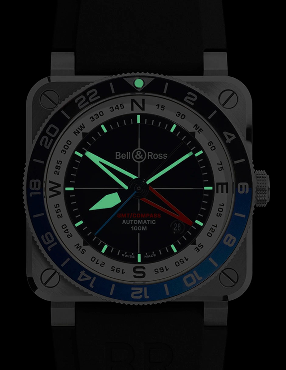 Reloj para hombre Br0393-Com-St/Srb 5
