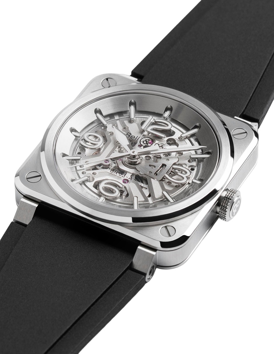 Reloj bell & ross unisex br03a-bl-skst/srb Reloj bell & ross unisex br03a-bl-skst/srb